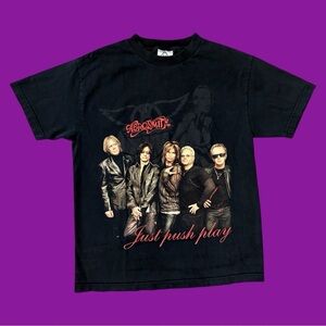 2001 Aerosmith “Just Push Play” Tour Tee